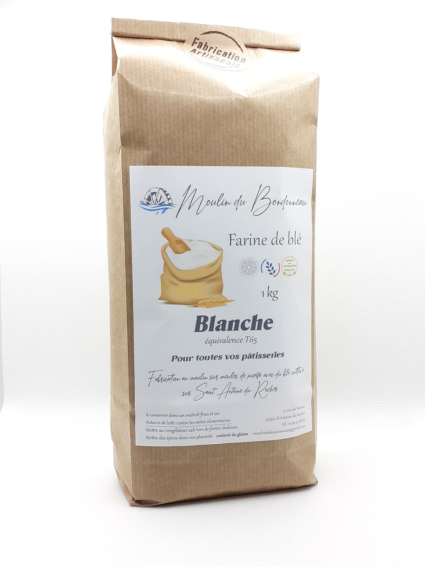 Farine blanche T65 1 kg