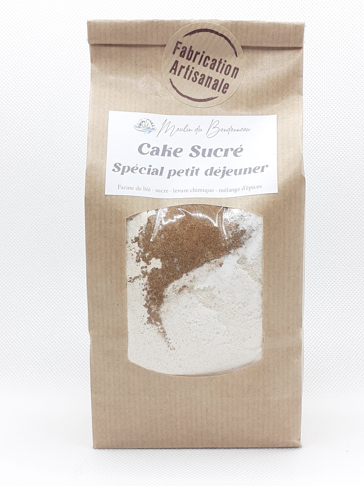 Préparation pour un cake sucré "spécial petit déjeuner"