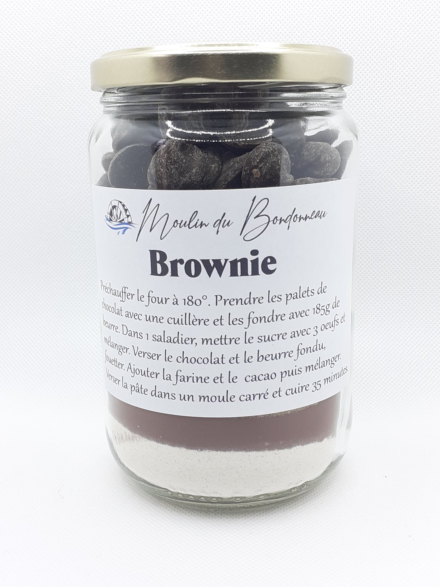 Préparation pour 1 brownie