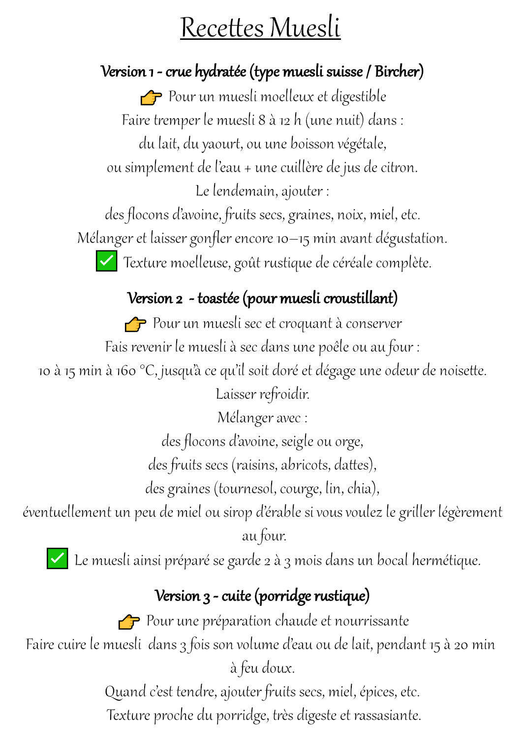 Muesli Artisanal
