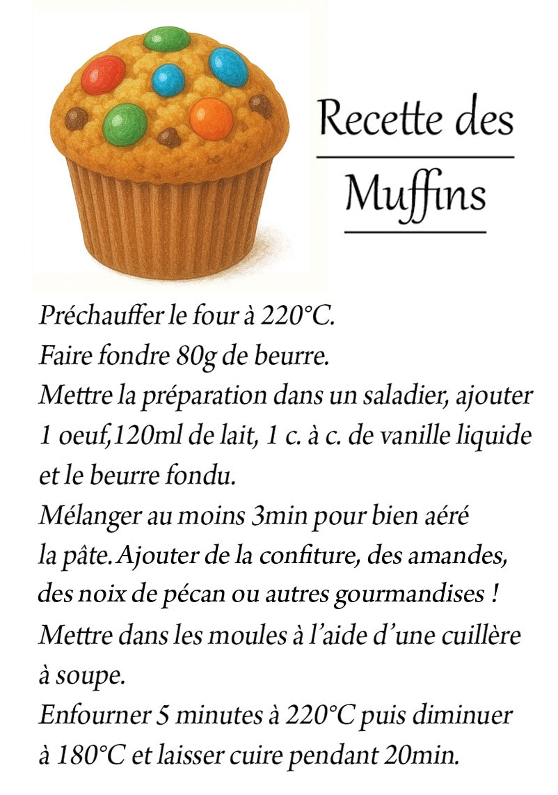 Préparation pour muffins