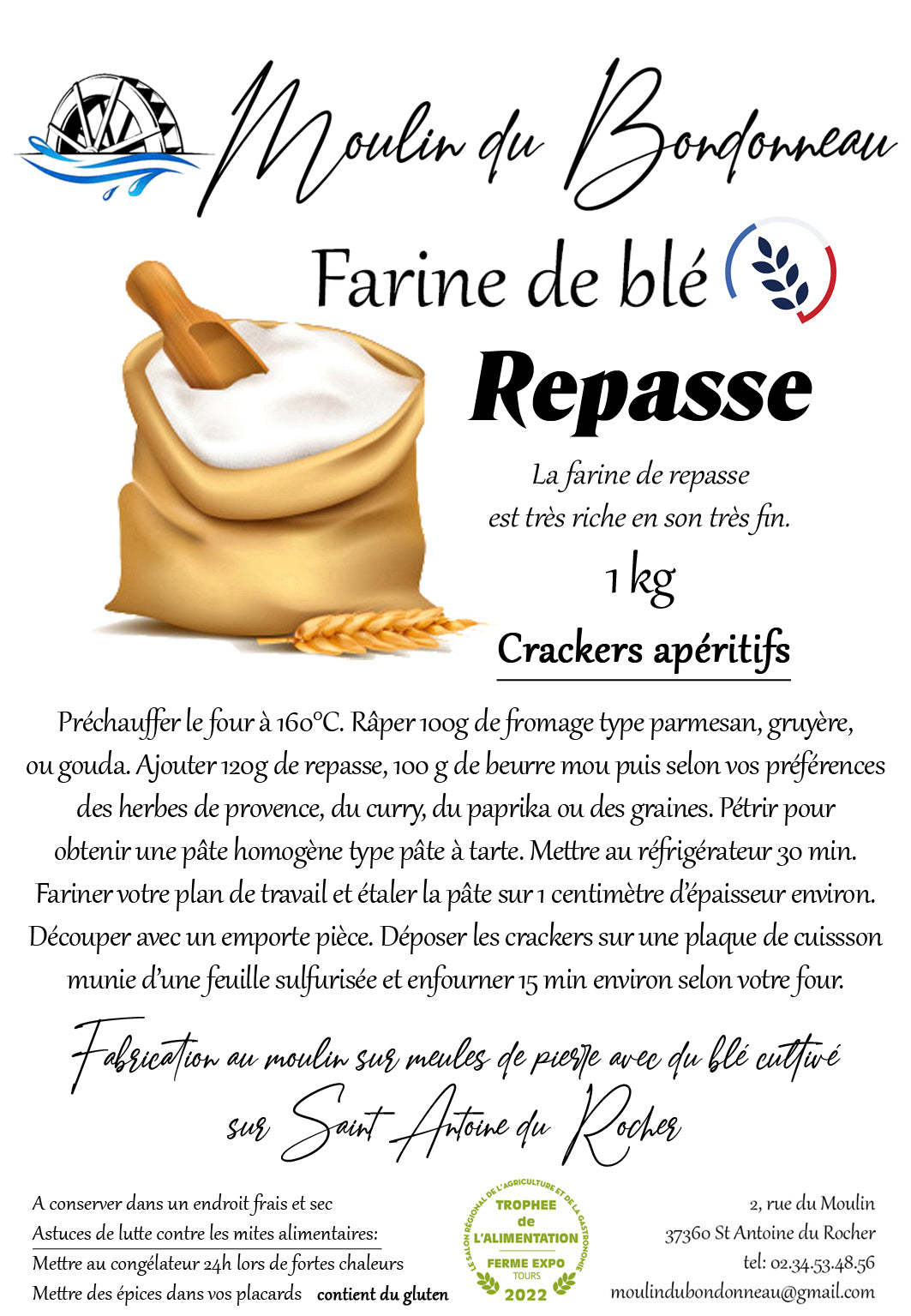 Farine de repasse