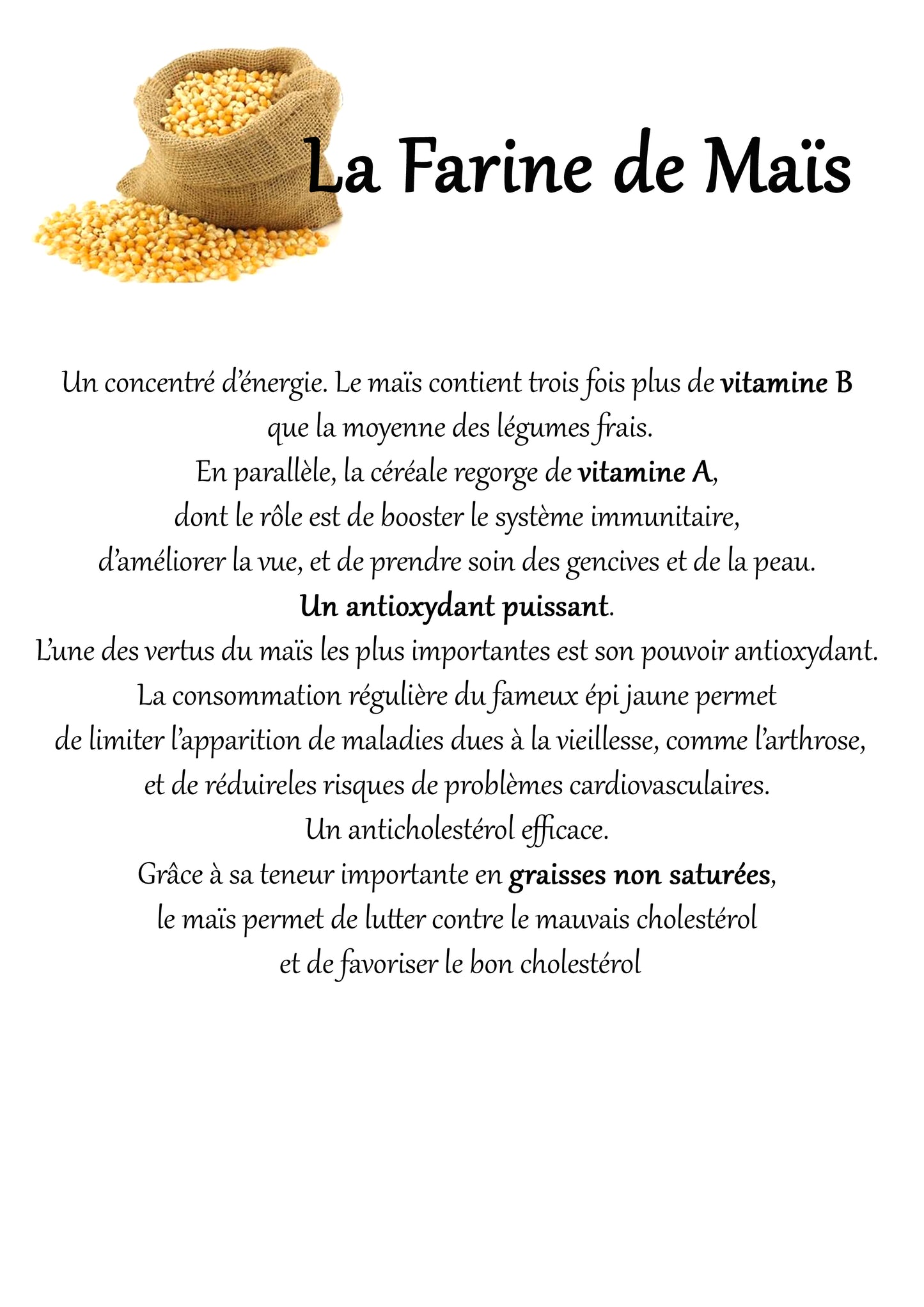 Farine de Maïs 500g