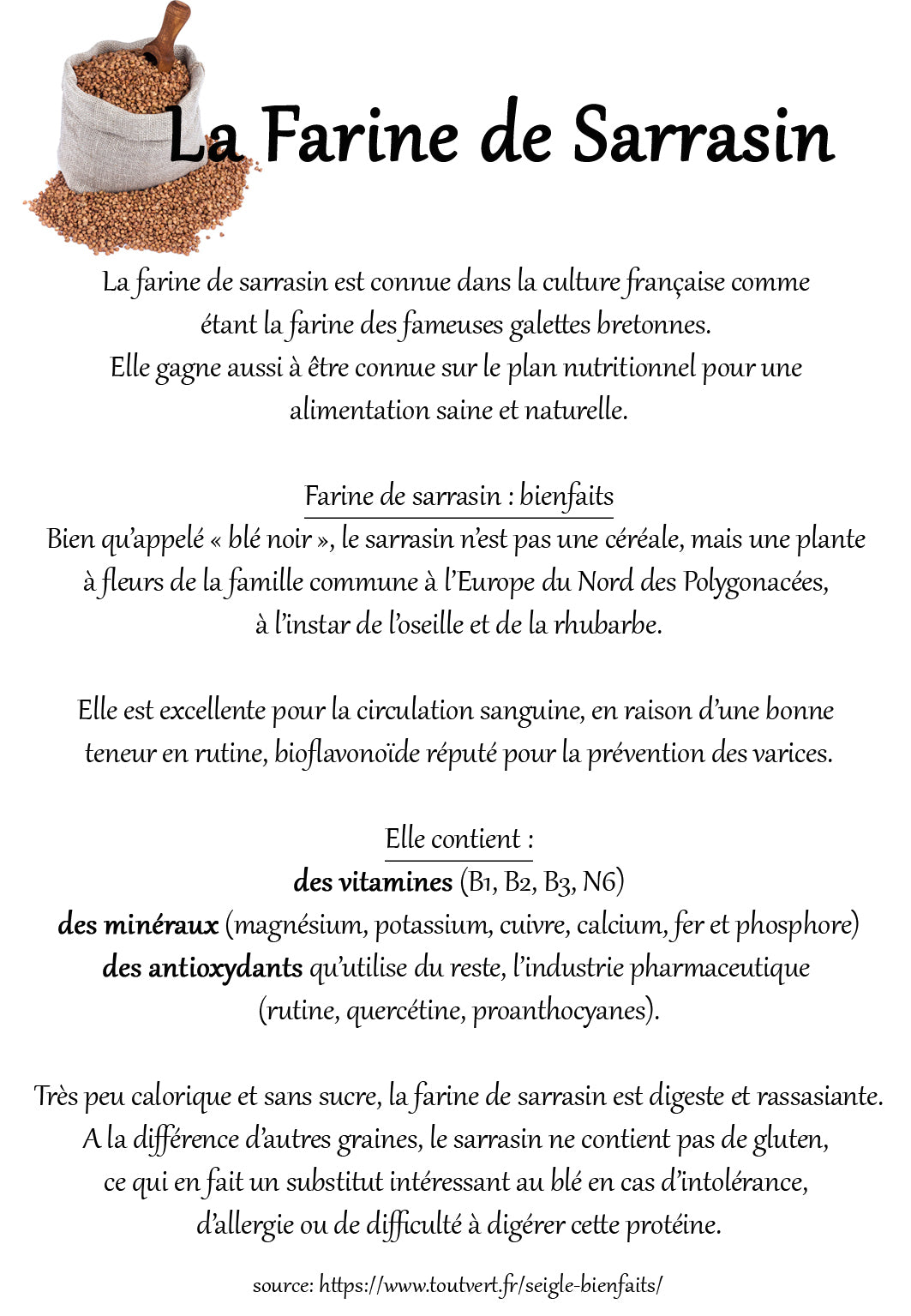 Farine de sarrasin 1kg