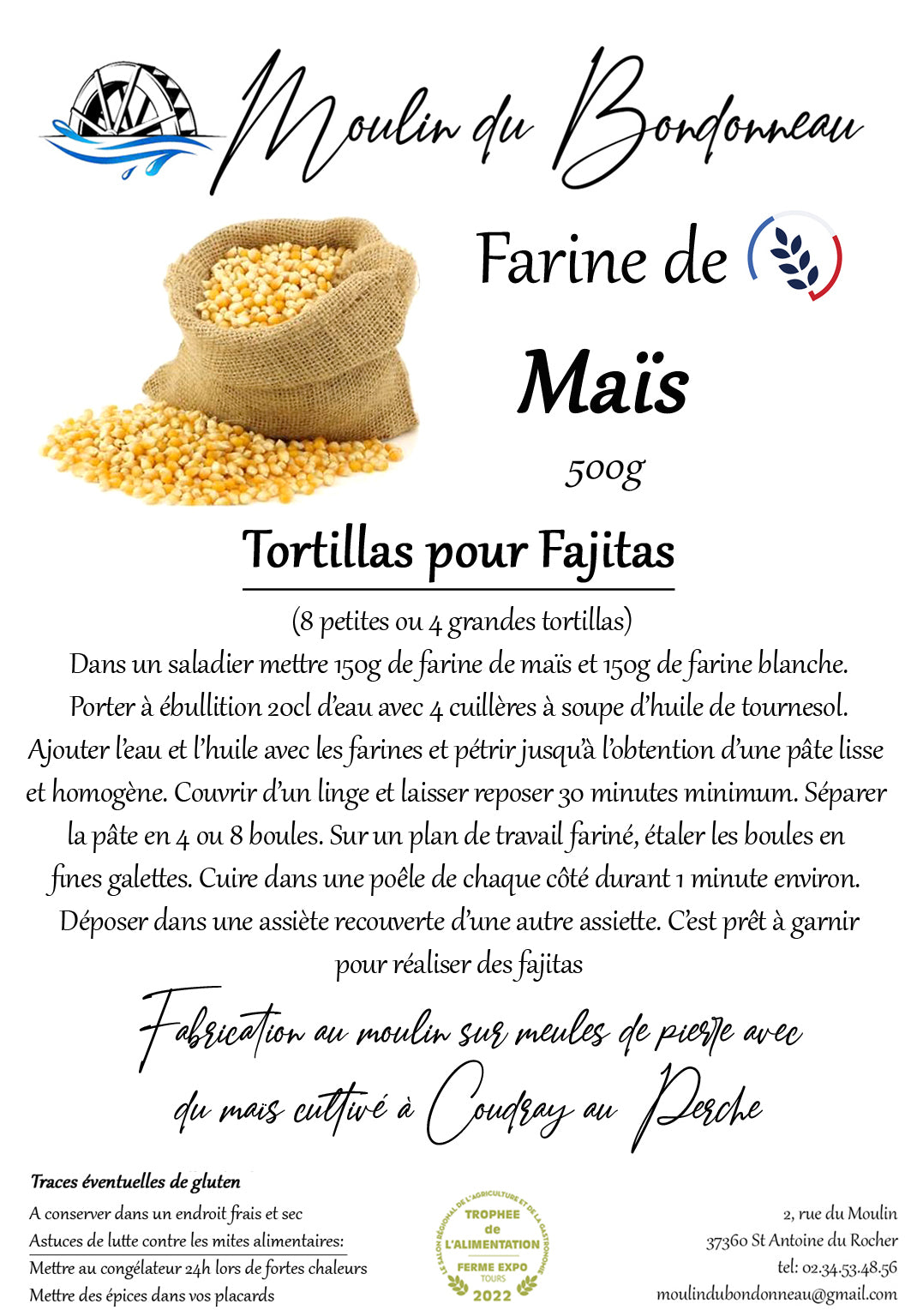 Farine de Maïs 500g