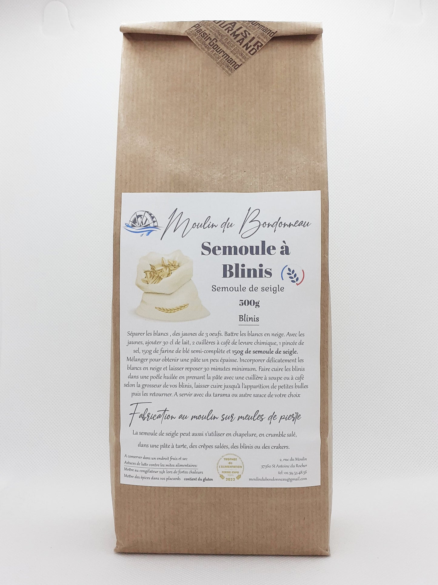 Semoule à blinis (seigle) 500g