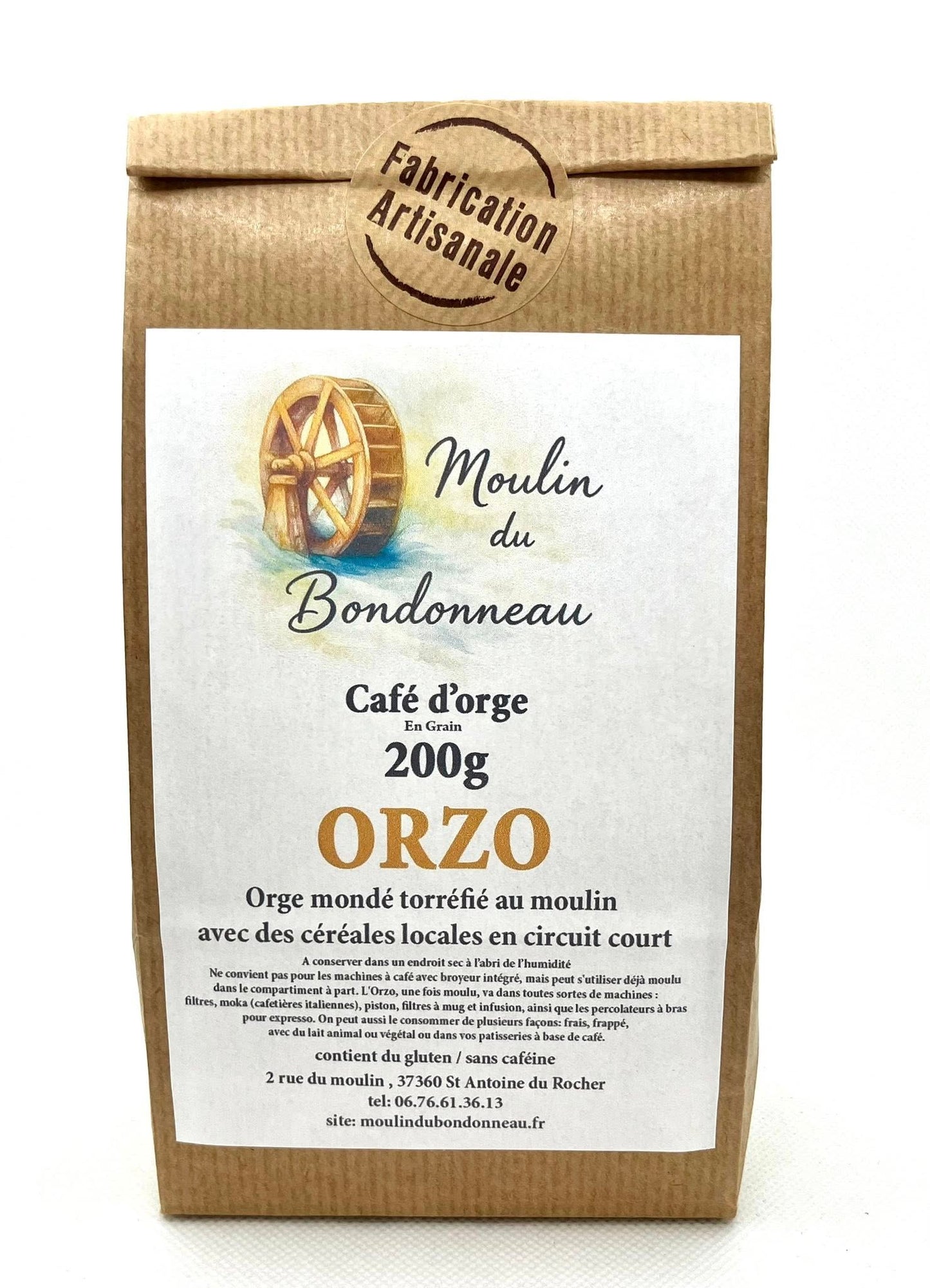 Orzo ou café d'orge en grain