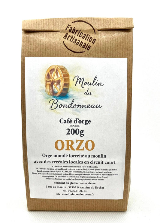 Orzo ou café d'orge en grain