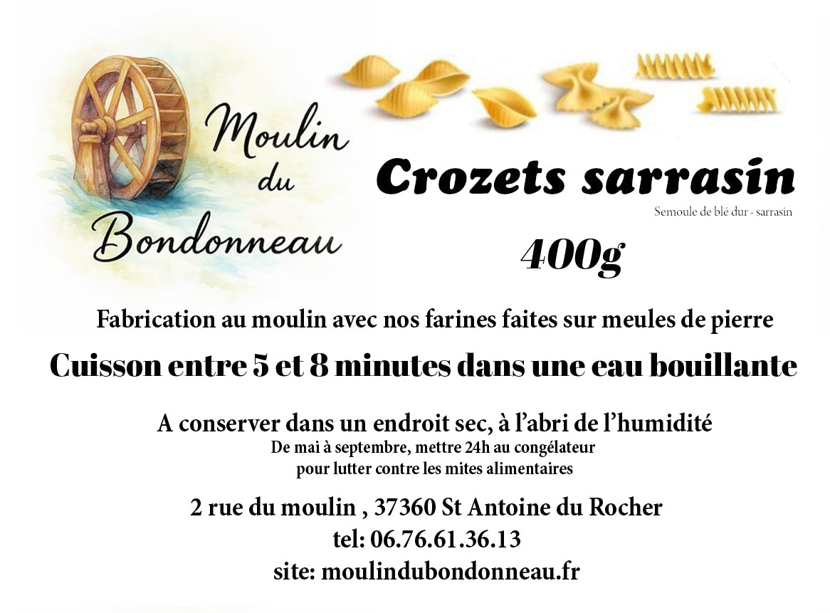 Crozets au sarrasin