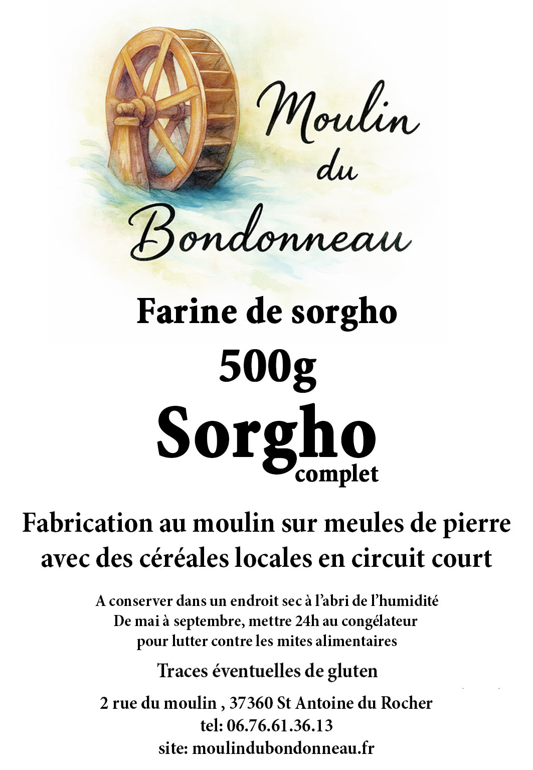 Farine de Sorgho 500g