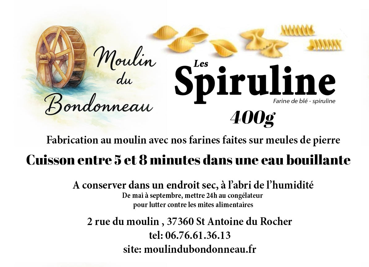 Coudes à la spiruline