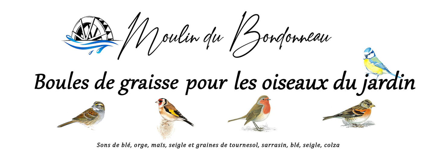 Boules de graisse pour les oiseaux (x3)