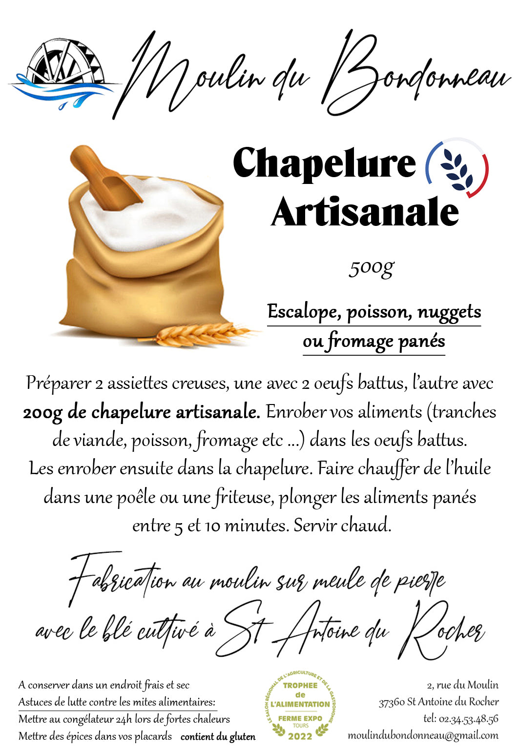 Chapelure Artisanale