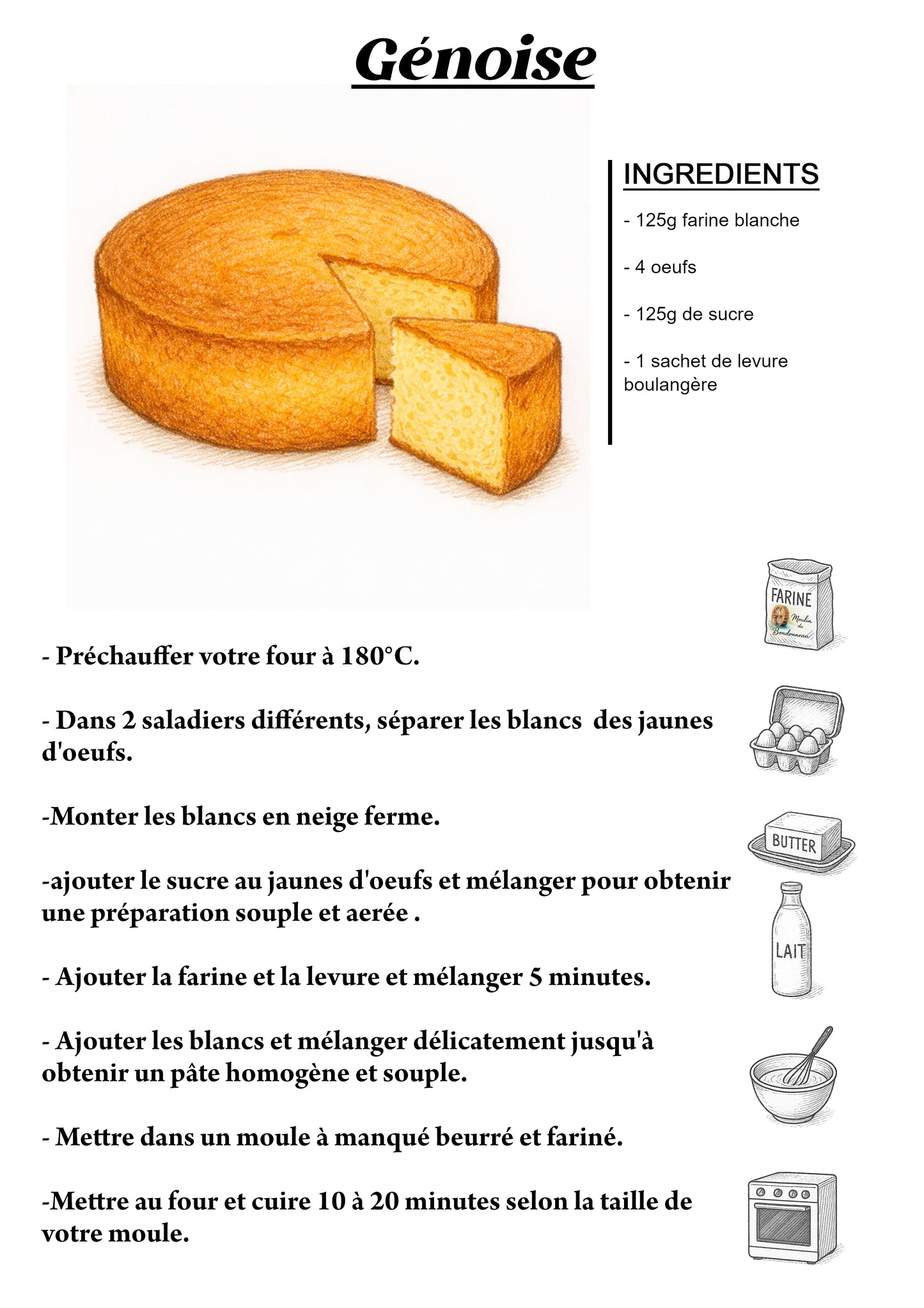 Farine blanche T65 1 kg