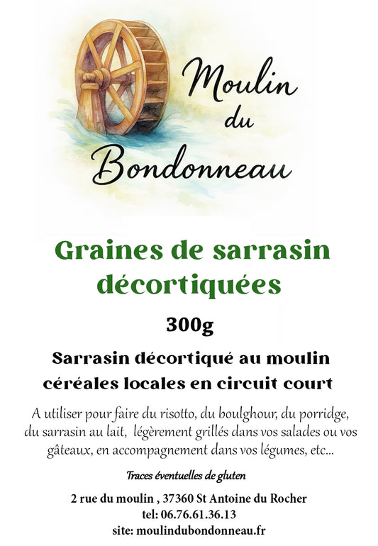 Graines de sarrasin décortiquées
