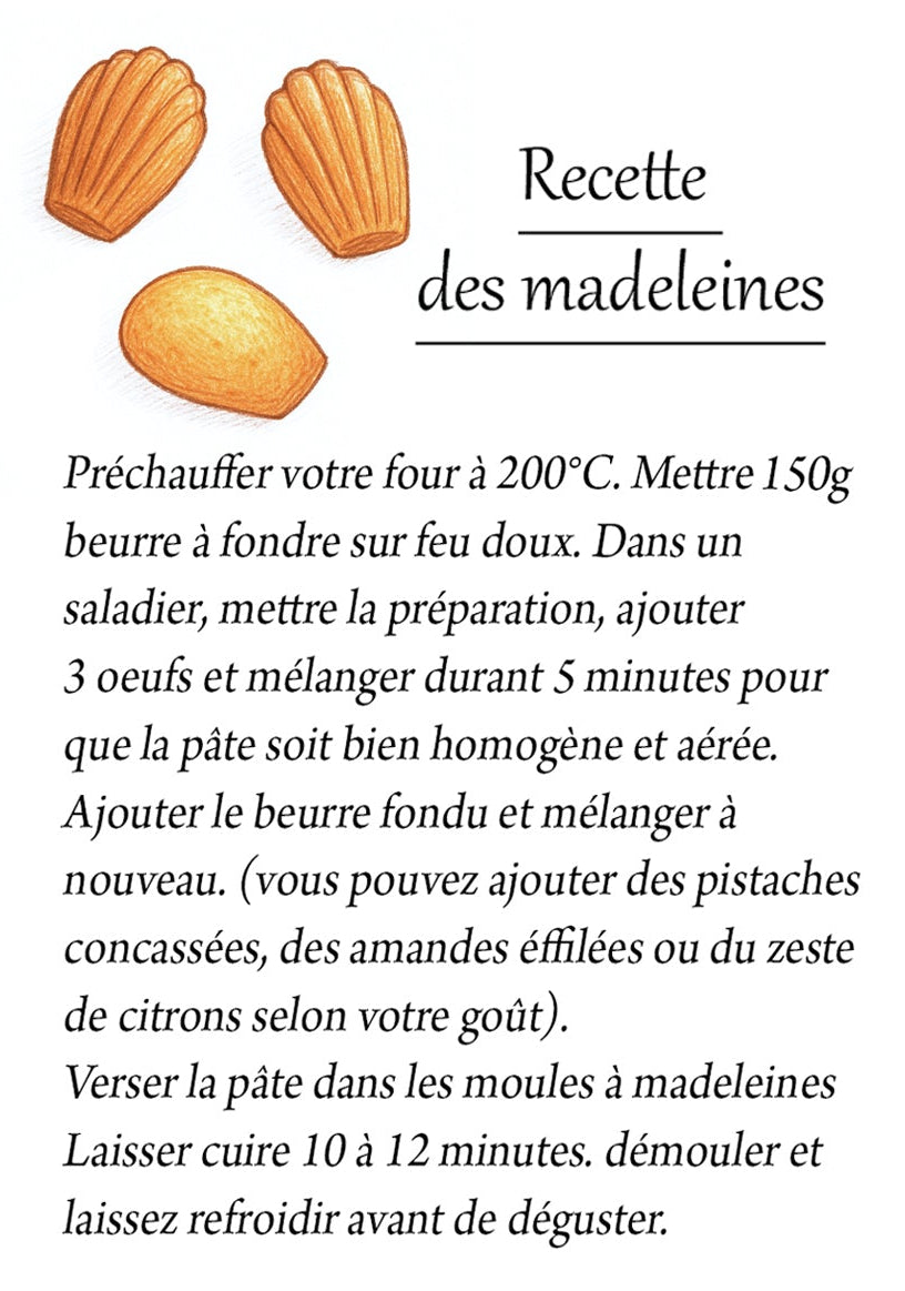 Préparation pour Madeleines