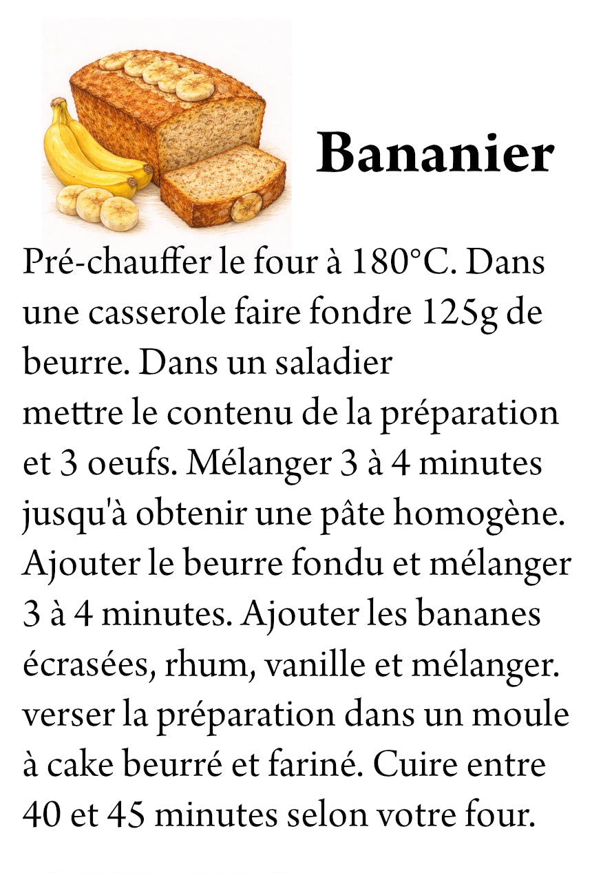 Préparation pour un bananier